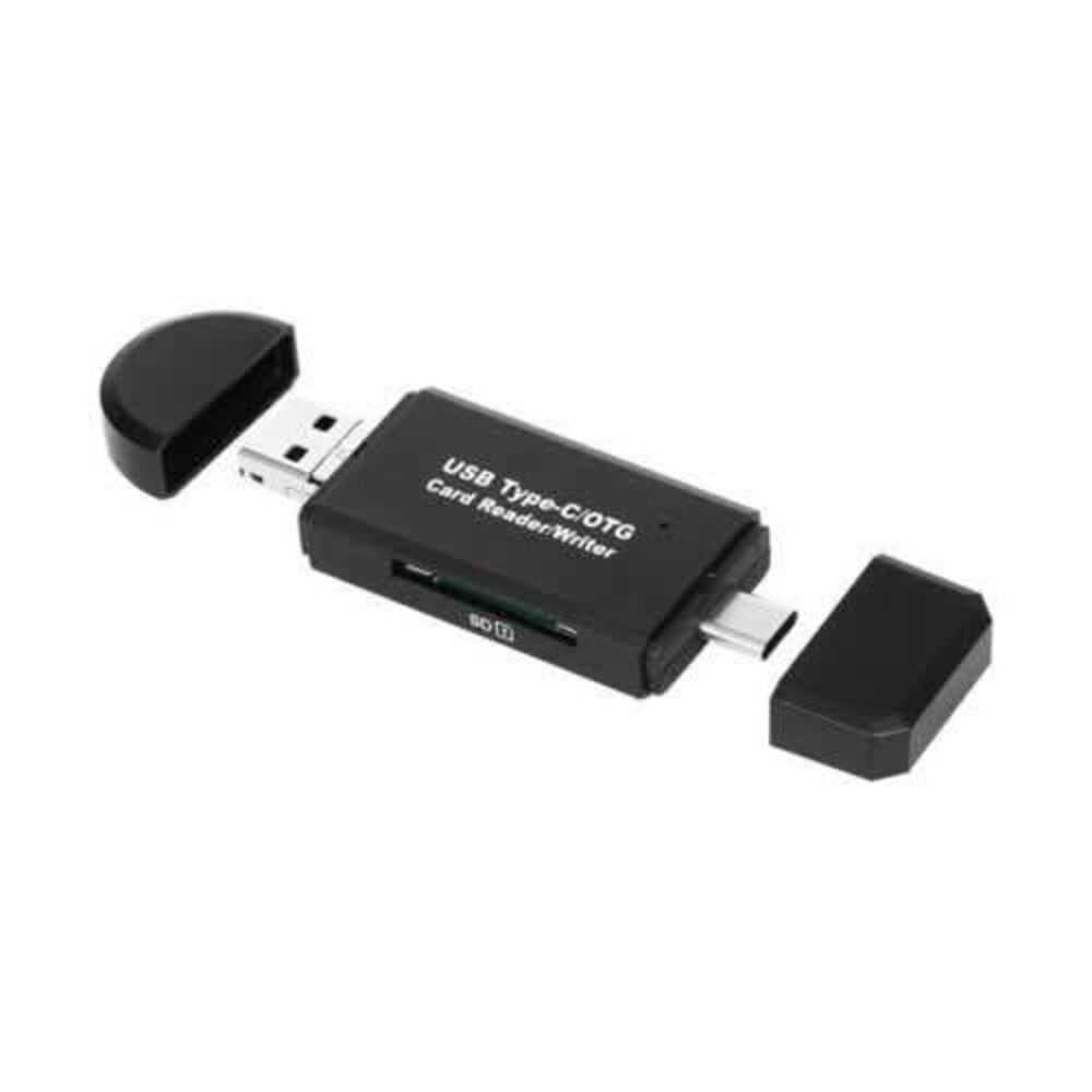 USB type c card reader - microSD tf memory adapter Android or Mac phone or PC dr